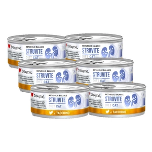 Disugual Karma mokrá pro kočky Veterinární STRUVITE Krůta (dospělí) 6x85g