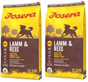 JOSERA Jehněčí maso a rýže 2x12,5 kg