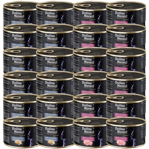 DOLINA NOTECI Premium pro kočky MIX PŘÍCHUTÍ 24x185g