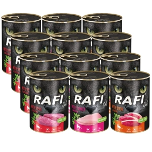 DOLINA NOTECI RAFI Cat Adult MIX příchutě 12x400g