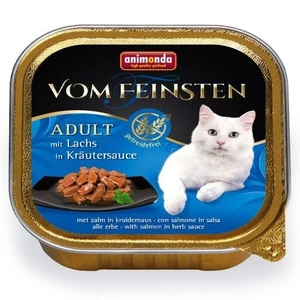 ANIMONDA Cat Vom Feinsten Adult NoGrain Losos v bylinkové omáčce 100g