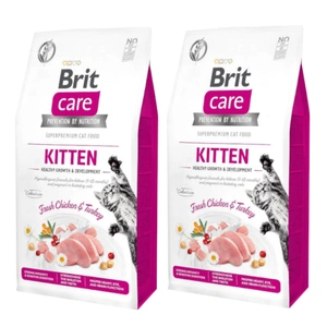 Brit Care Cat Grain Free Kitten Healthy Growth & Development 2x7 kg SLEVA 3%