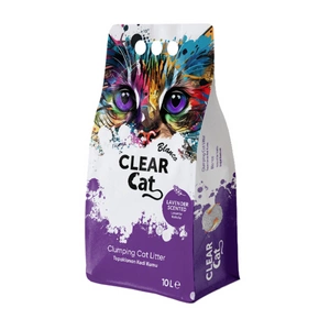 Clear Cat Blanco Lawenda  żwirek bentonitowy 10l