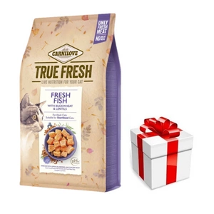 CARNILOVE True Fresh Cat Fish 4,8kg + překvapení pro kočku ZDARMA