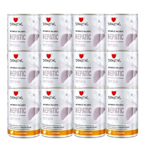 Disugual mokré krmivo pro psy Veterinární HEPATIC Krůta (dospělí) 12x400g