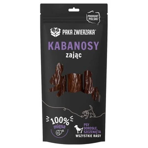 PAKA ZWIERZAKA- Zajíc Kabanosy 3 ks (80g)