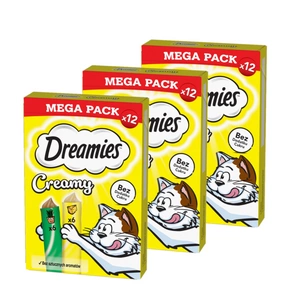 DREAMIES Krémový se sýrem a šantou kočičí 36x10g