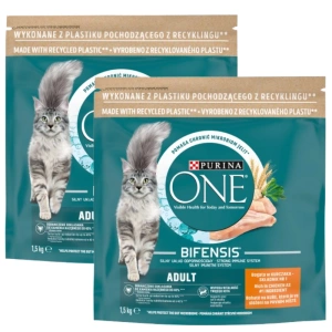 Purina One Cat Adult Kuřecí krmivo 2x1,5 kg