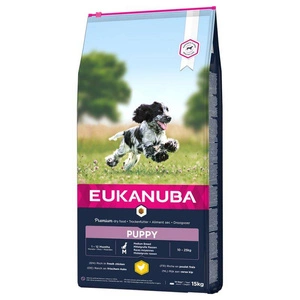 EUKANUBA Puppy&amp;Junior střední plemena 15 kg