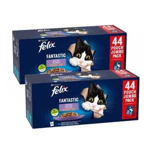 Felix Fantastic s hovězím kuřetem lososem a tuňákem v želé 88x85g