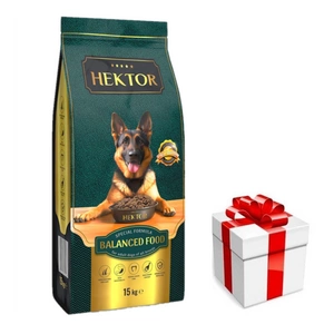 HEKTOR BALANCED Adult 15kg + překvapení pro vašeho psa ZDARMA