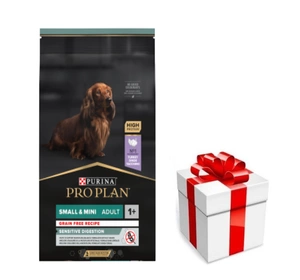 Purina PRO PLAN Grain Free Adult Small Mini Sensitive Digestion 7kg + PŘEKVAPENÍ ZDARMA !!!