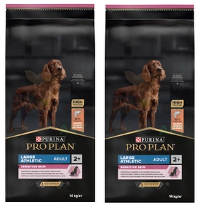 Purina Pro Plan Large Adult Athletic Optiderma 2x14kg ZAHRNUJE -3%