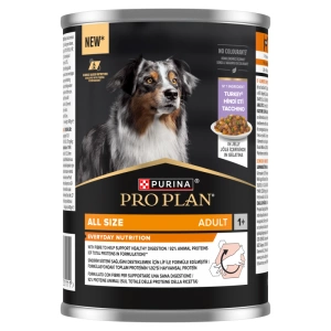 PRO PLAN Everyday Nutrition Adult krmivo pro psy bohaté na krůtí maso v želé 400g