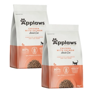 Applaws cat Adult kuře & losos 2x7,5 kg