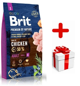 BRIT Premium By Nature Adult S 8kg + PŘEKVAPENÍ ZDARMA !!!