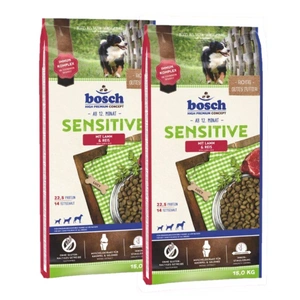 Bosch Sensitive jehněčí & rýže, jehněčí maso a rýže (nová receptura) 2x15kg