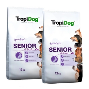 TROPIDOG Premium Senior 2x12kg