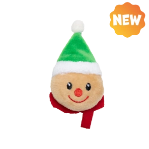 UNIQ PETS PLYŠOVÁ KOČIČKA PURNIP perníková hlava s kočičím nipem 7x6cm