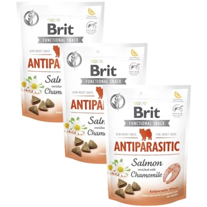 BRIT CARE DOG FUNCTIONAL SNACK ANTIPARASITIC 3x150g