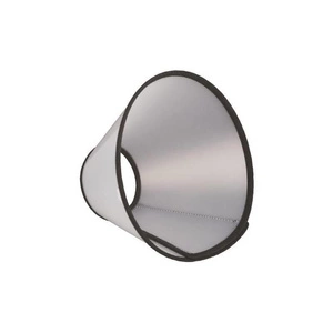 TRIXIE Plastový ochranný límec se suchým zipem, L-XL: 50-58cm/28cm