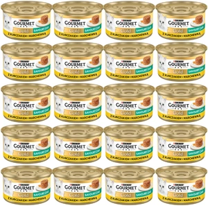 Purina Gourmet Gold Savoury Cake s kuřecím masem a mrkví 72x85g