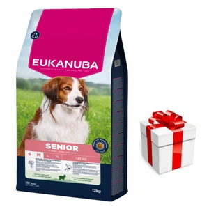 EUKANUBA Mature&Senior Small & Medium Breeds Lamb & Rice 12kg + Překvapení pro psa