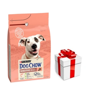 PURINA Dog Chow Adult Sensitive Salmon 2,5kg + překvapení pro psa ZDARMA