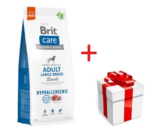 BRIT CARE Dog Hypoallergenic Adult Large Breed Lamb 12kg +překvapení
