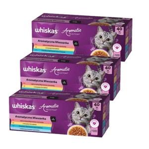 WHISKAS Adult Aromatic Mix sáčky 120 x 85 g - mokré krmivo pro kočky