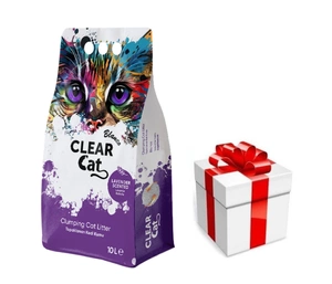 Clear Cat Blanco Lawenda  żwirek bentonitowy 10l + překvapení pro kočku ZDARMA