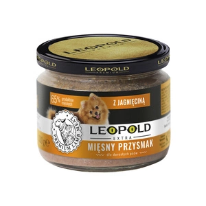 Leopold jehněčí maso pro psy 300g + 10% Gratis (Jar)