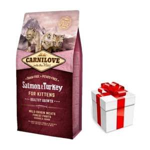 CARNILOVE Cat Salmon & Turkey For Kittens 6kg + překvapení pro kočku ZDARMA