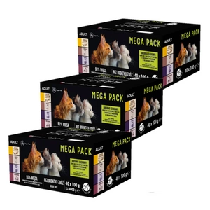 PetRepublic mokré krmivo pro kočky v jemné omáčce 120x100g