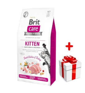Brit Care Cat Grain Free Kitten Healthy Growth & Development 7 kg + PŘEKVAPENÍ ZDARMA !!!