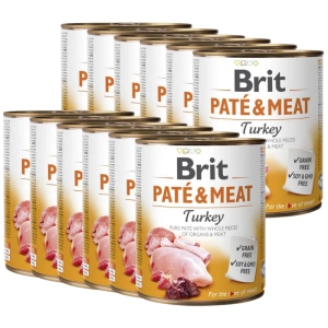 BRIT PATE & MEAT KRŮTA 12x800g