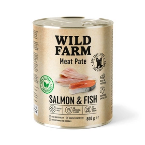 WILD FARM Pate Salmon&Fish 800g bezlepkové krmivo pro psy