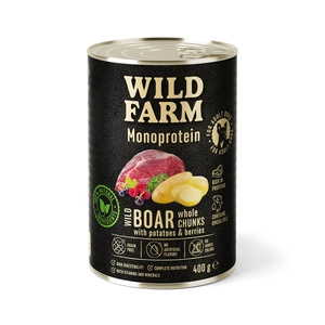Wild Farm Monoprotein Wild Boar 400 g hypoalergenní krmivo pro psy