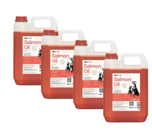 LAB V Lososový olej pro psy a kočky 4x5000ml