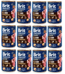 BRIT Premium by Nature Lamb With BUCKWHEAT 12x800g SLEVA 3%