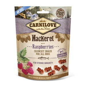Carnilove Crunchy Snack, makrela i malina 200g