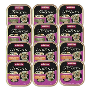 ANIMONDA Vom Feinsten mini senior MIX příchutí 12x100g