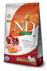Farmina N&amp;D Pumpkin Grain Free canine CHICKEN AND POMEGRANATE ADULT MINI 2,5 kg