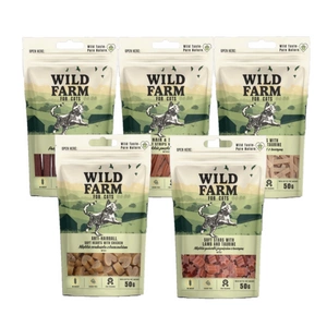 WILD FARM pamlsek pro kočky Mix příchutí 5x50g