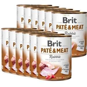 BRIT PATE &amp; MEAT KRÁLÍK 12x800g