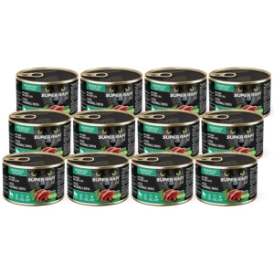 DOLINA NOTECI Super Rafi Cat P&F s husou a krůtí játry pro sterilizované kočky 12x185g