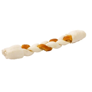 MACED hnědobílý cop 25 cm