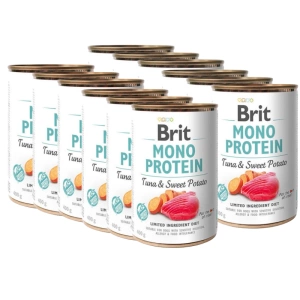 BRIT MONO PROTEIN TUNA &amp; SWEET POTATO 12x400g