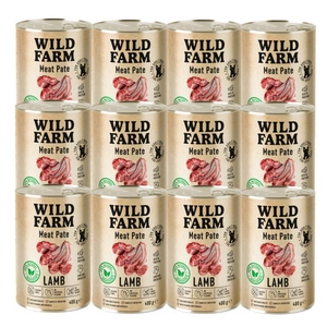 Wild Farm Pate Lamb 12x400 g bezlepkové krmivo pro psy