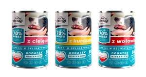 Frendi kousky v jemné omáčce Smíšené příchutě 30x400g